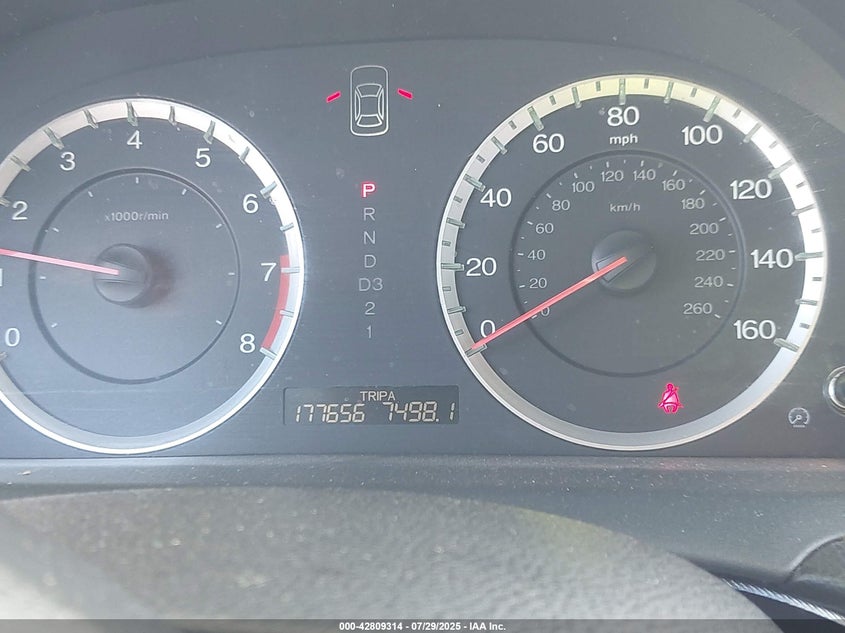 2012 Honda Accord 2.4 Lx VIN: 1HGCP2F34CA225995 Lot: 42809314