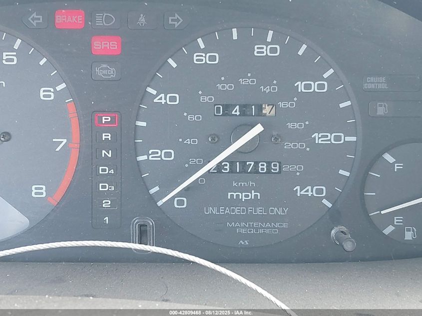 1996 Honda Accord Lx VIN: 1HGCD7239TA028865 Lot: 42809468