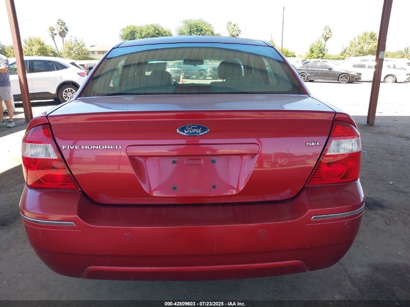 2006 Ford Five Hundred Sel VIN: 1FAHP241X6G168957 Lot: 42809603