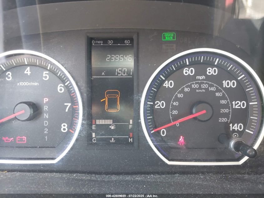 2009 Honda Cr-V Lx VIN: JHLRE48389C012975 Lot: 42809659