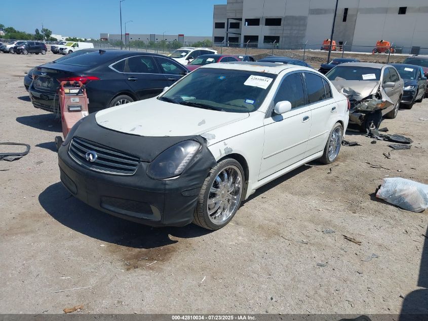2006 Infiniti G35 VIN: JNKCV51E46M507022 Lot: 42810034