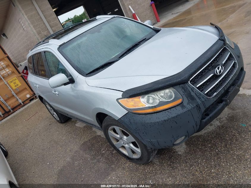 2009 Hyundai Santa Fe Limited silver other gasoline 5NMSH13E29H289605 photo #1