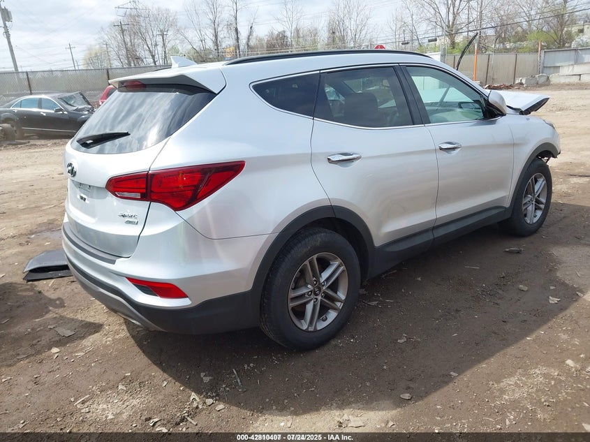 VIN 5XYZUDLB6HG487095 2017 HYUNDAI SANTA FE SPORT 2.4L