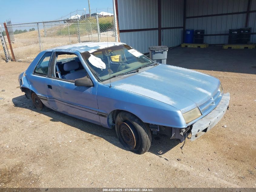 1B3XP44K3NN120920 DODGE SHADOW Photo 1