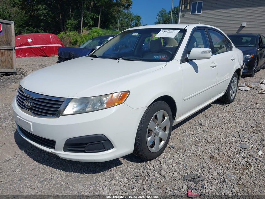 Vin: knagg4a89a5376638, lot: 43304001, kia optima lx 20102
