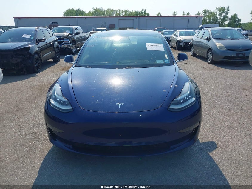 2018 Tesla Model 3 Long Range performance Blue Lot 111042810966 Vin 5YJ3E1EB0JF064878