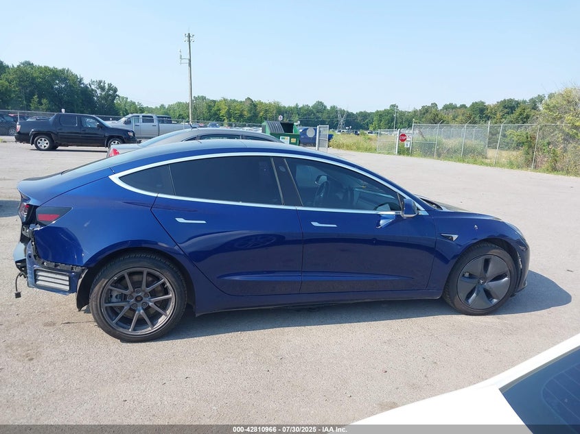 2018 Tesla Model 3 Long Range performance Blue Lot 111042810966 Vin 5YJ3E1EB0JF064878