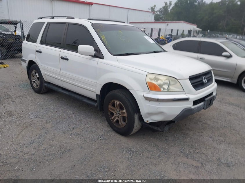 2HKYF18574H512001 2004 Honda Pilot Ex-L auction photo 1
