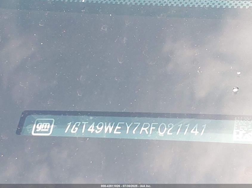 2024 GMC Sierra K3500 Denali VIN: 1GT49WEY7RF021141 Lot: 42811026