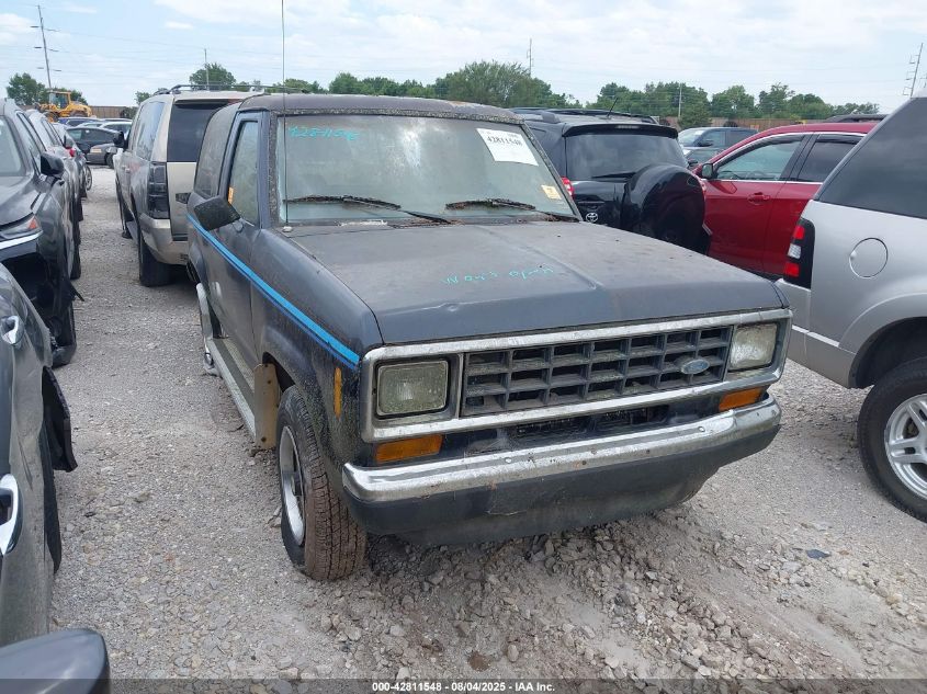 1988 Ford Bronco Ii blue suv gasoline 1FMCU12T4JUA76244 photo #1