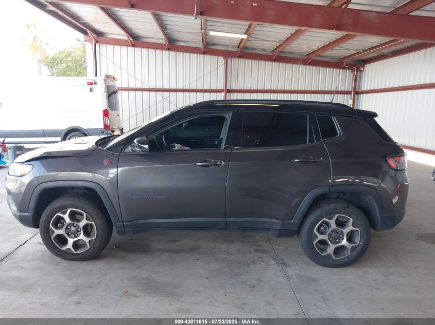 2022 Jeep Compass Trailhawk 4X4 VIN: 3C4NJDDB1NT163191 Lot: 42811615