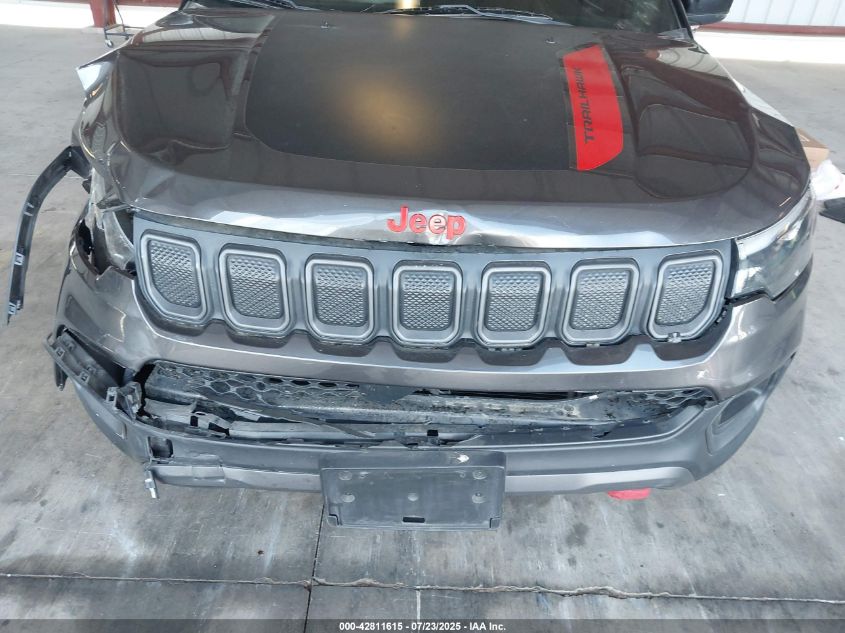 2022 Jeep Compass Trailhawk 4X4 VIN: 3C4NJDDB1NT163191 Lot: 42811615
