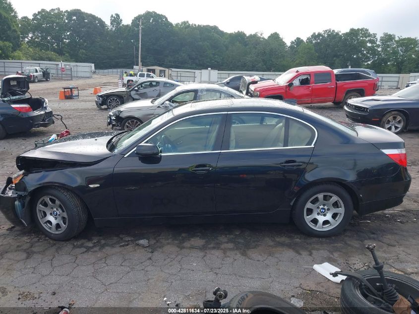 2004 BMW 525I VIN: WBANA53564B854375 Lot: 42811634