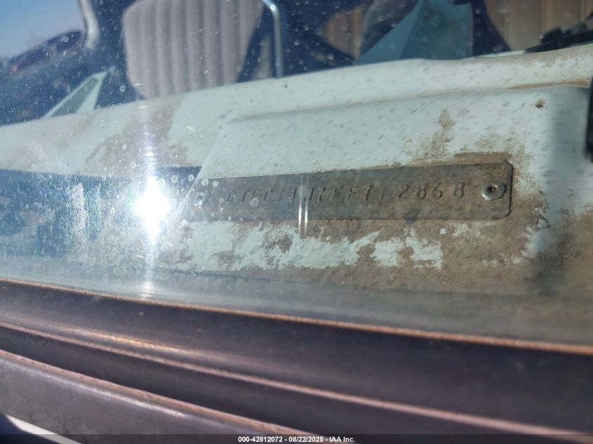 1985 GMC C1500 VIN: 1GTEC14H7FF712868 Lot: 42812072