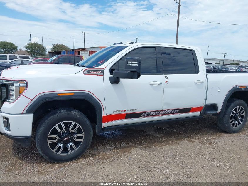 2022 GMC Sierra 2500Hd 4Wd Standard Bed At4 VIN: 1GT49PEY7NF221789 Lot: 42812211