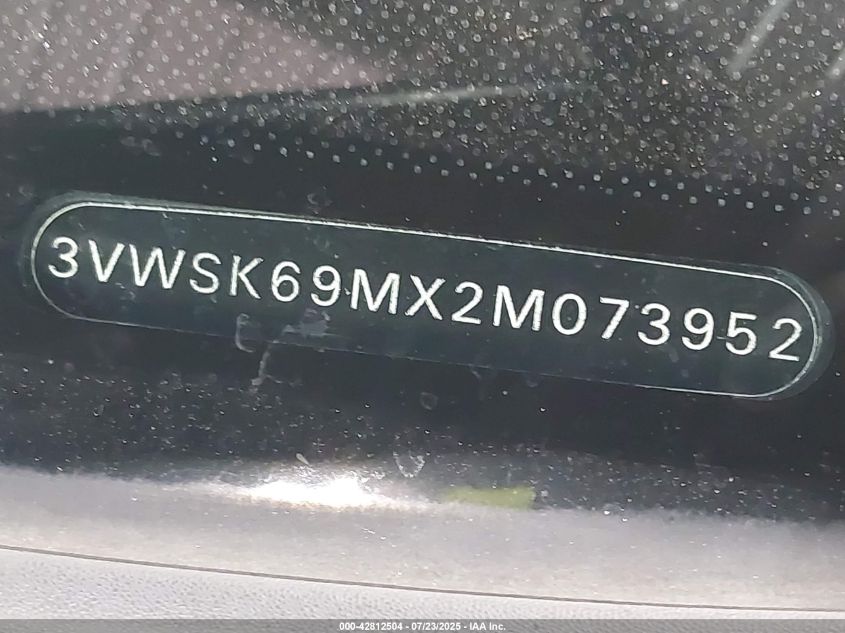 2002 Volkswagen Jetta Gls VIN: 3VWSK69MX2M073952 Lot: 42812504