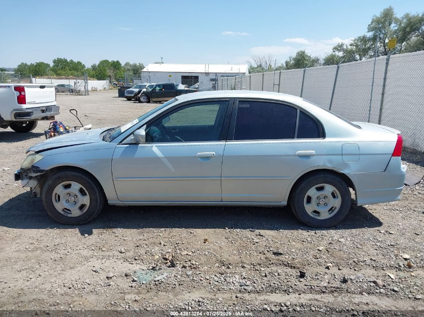 2005 Honda Civic Hybrid VIN: JHMES96685S006056 Lot: 42813204