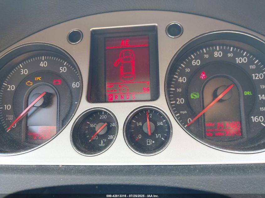 2009 Volkswagen Passat VIN: WVEJK3C29P028433 Lot: 42813316