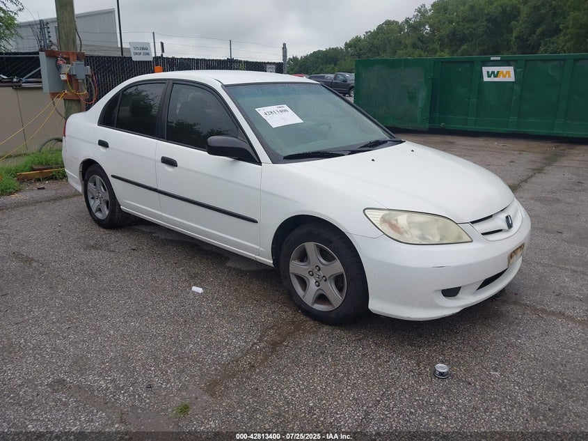 1HGES16355L013146 2005 Honda Civic Vp auction photo 1