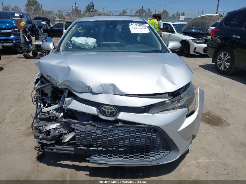 2020 Toyota Corolla Le VIN: 5YFEPRAE5LP117163 Lot: 42813408