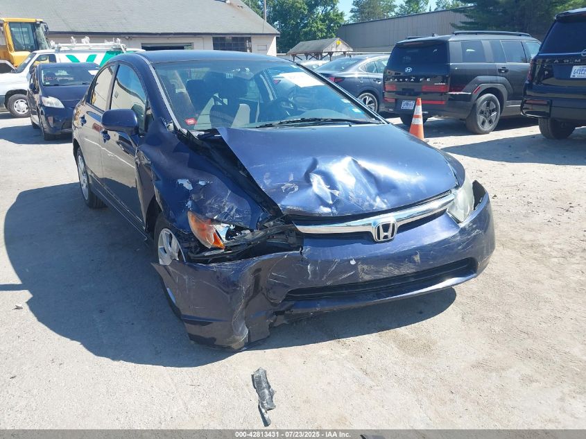 2008 Honda Civic Lx VIN: 1HGFA16558L067706 Lot: 42813431