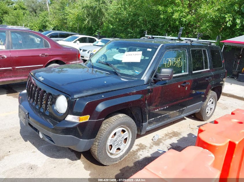 2013 JEEP PATRIOT SPORT - 1C4NJRBB5DD263184