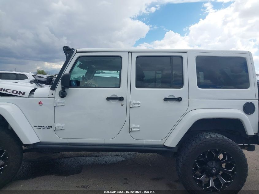 2016 Jeep Wrangler Unlimited Rubicon Hard Rock VIN: 1C4HJWFG9GL305805 Lot: 42813555