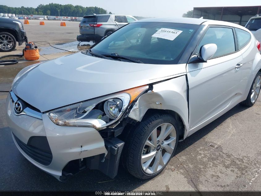 2016 Hyundai Veloster VIN: KMHTC6AD8GU263263 Lot: 42813657
