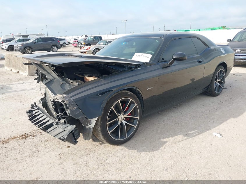 2018 Dodge Challenger 5.7 R T Black Lot 111042813996 Vin 2C3CDZBT0JH305691