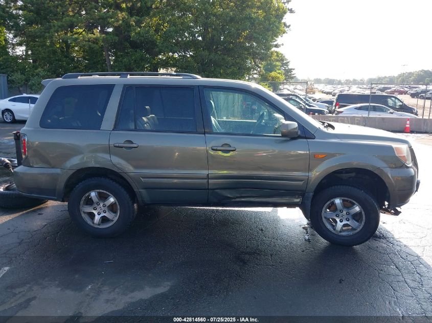 2007 Honda Pilot Ex-L VIN: 5FNYF18637B024188 Lot: 42814560
