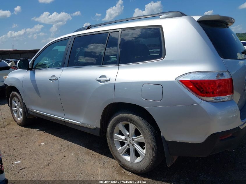 2012 Toyota Highlander Se V6 VIN: 5TDBK3EH1CS157900 Lot: 42814863