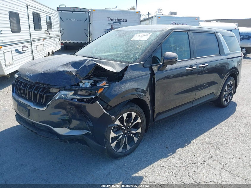 Vin: kndnc5h36r6372591, lot: 43308581, kia carnival mpv ex 20242