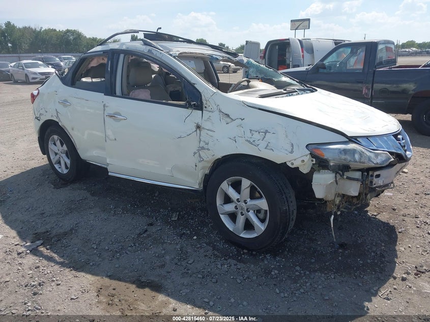 2009 Nissan Murano Sl VIN: JN8AZ18W79W133457 Lot: 42815460