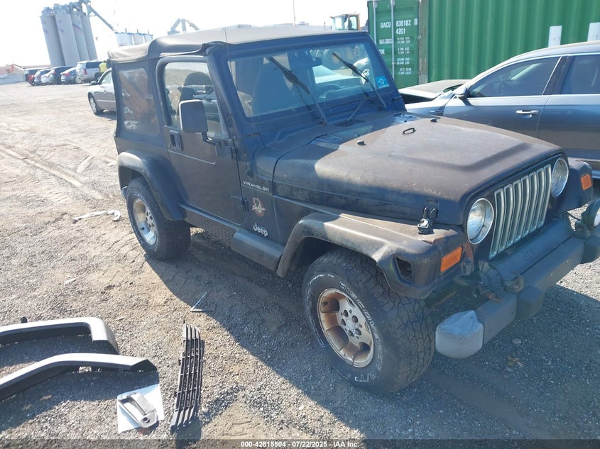 1J4FA59S02P703627 2002 Jeep Wrangler Sahara auction photo 1