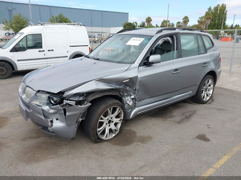 2007 BMW X3 3.0Si VIN: WBXPC93467WF00539 Lot: 42815532