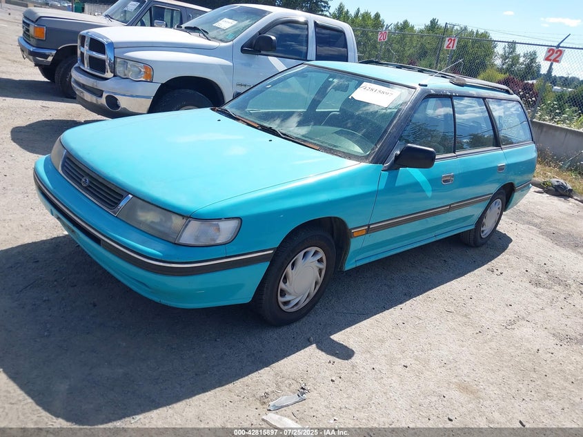 1992 Subaru Legacy L VIN: 4S3BJ6325N7924177 Lot: 42815897
