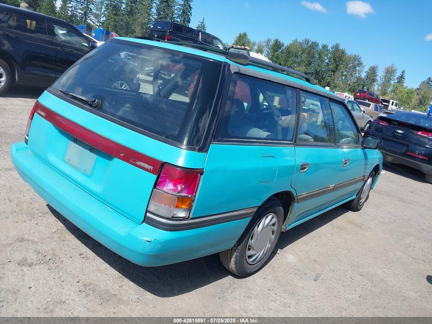 1992 Subaru Legacy L VIN: 4S3BJ6325N7924177 Lot: 42815897