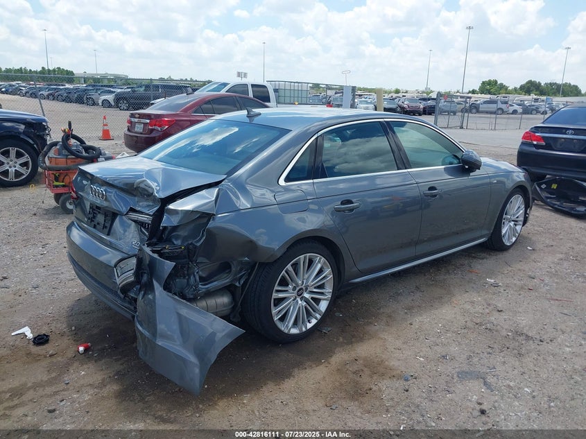 WAUFNBF46HN037308 2017 Audi A4 2.0 2.0T PREMIUM Gray