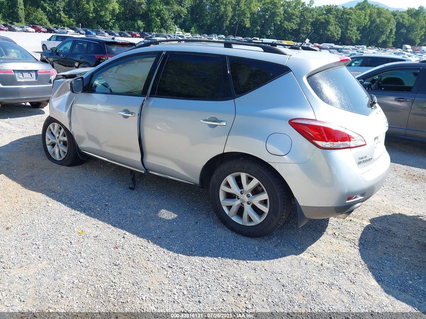2011 Nissan Murano Sl VIN: JN8AZ1MWXBW152502 Lot: 42816131
