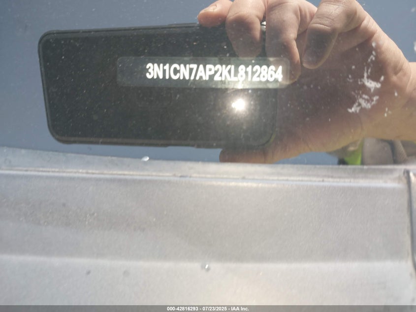 2019 NISSAN VERSA 1.6 SV - 3N1CN7AP2KL812864