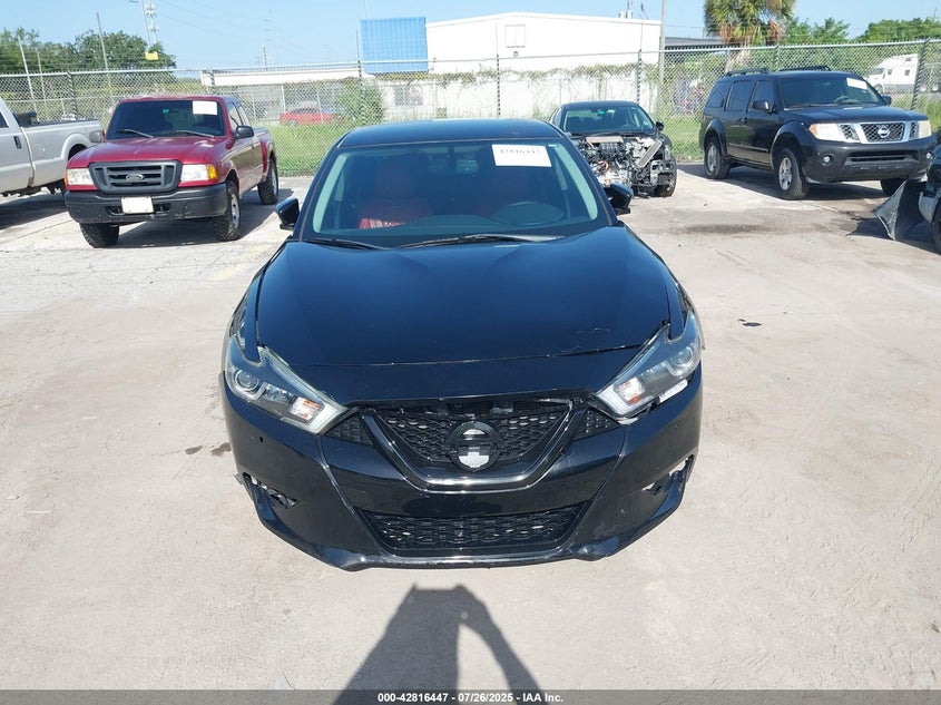 2017 Nissan Maxima 3.5 Sv Black Lot 111042816447 Vin 1N4AA6APXHC451081