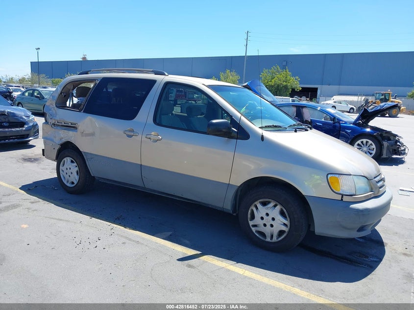 2003 Toyota Sienna Ce VIN: 4T3ZF19C23U525442 Lot: 42816452