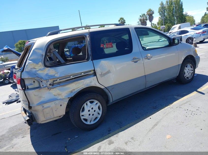 2003 Toyota Sienna Ce VIN: 4T3ZF19C23U525442 Lot: 42816452