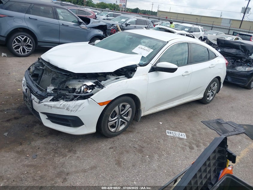 2016 HONDA CIVIC LX - 19XFC2F50GE035509