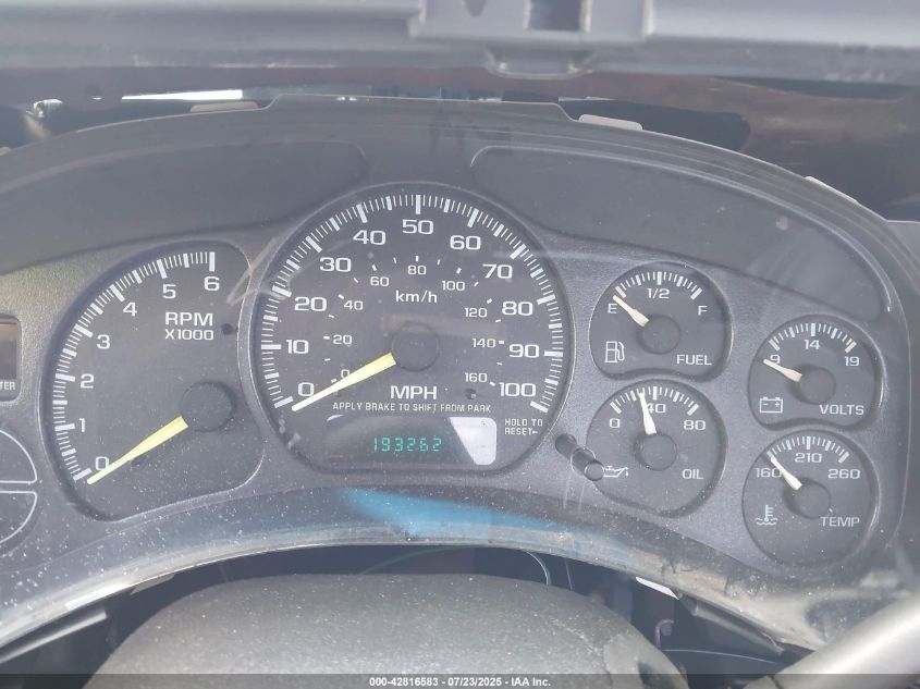 2000 GMC Sierra 1500 Sl VIN: 1GTEC14W1YZ197074 Lot: 42816583