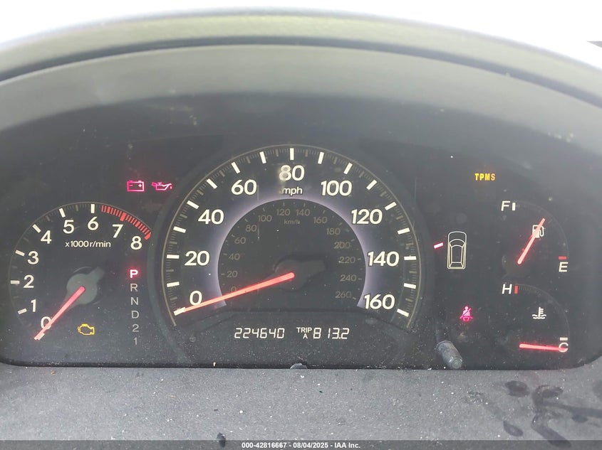 2008 Honda Odyssey Ex-L VIN: 5FNRL38658B403641 Lot: 42816667