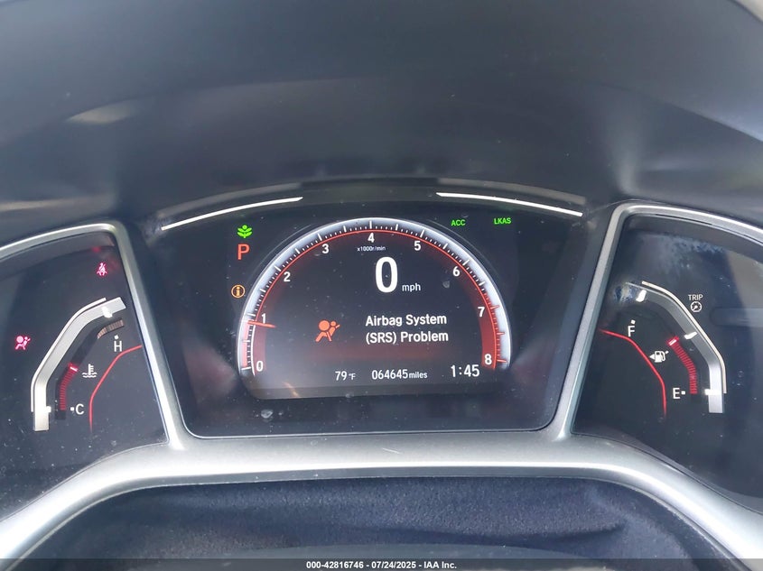 VIN 2HGFC2F82LH572540 2020 HONDA CIVIC SPORT