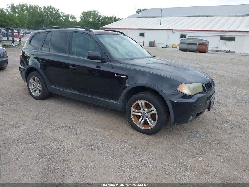 2006 BMW X3 3.0I VIN: WBXPA93496WG90308 Lot: 42816781