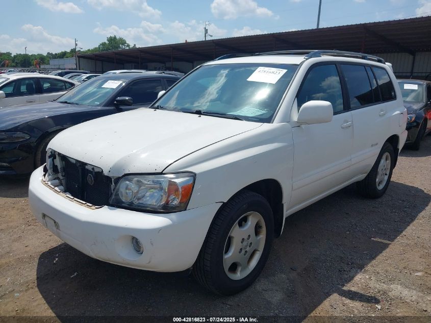 2007 Toyota Highlander Limited V6 VIN: JTEEP21A970224118 Lot: 42816823