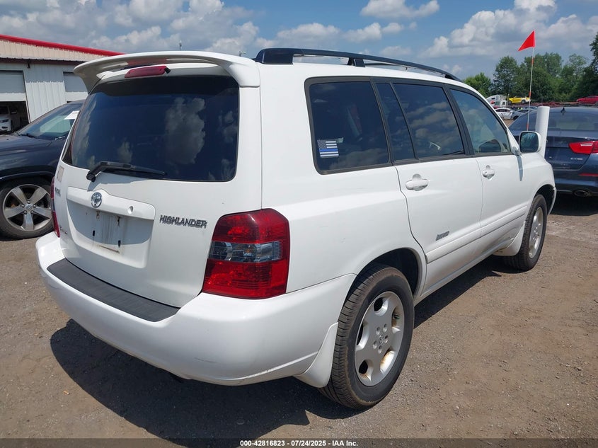 2007 Toyota Highlander Limited V6 VIN: JTEEP21A970224118 Lot: 42816823
